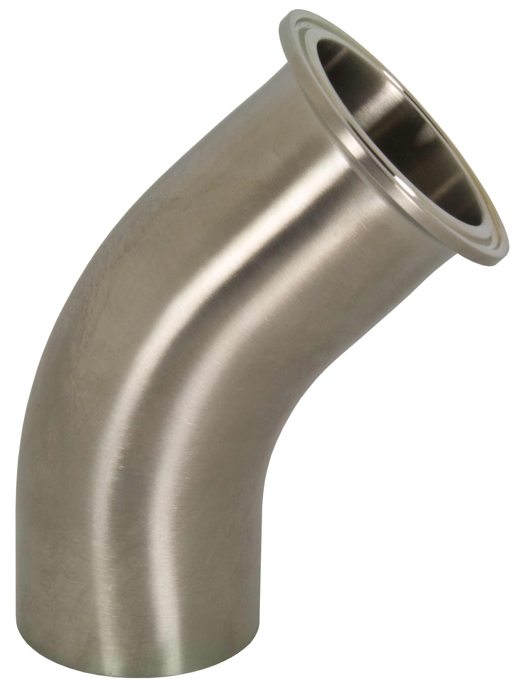 POLISHED 45° CLAMP X WELD ELBOW